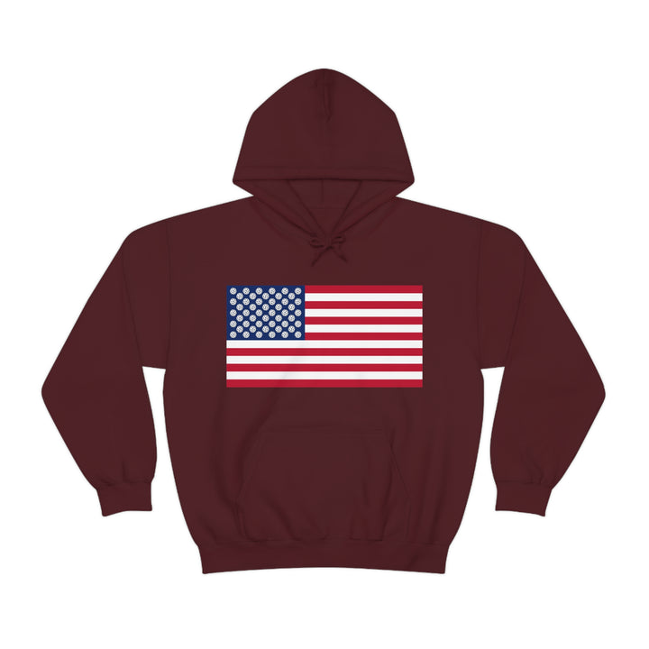 Pickleball Stars Flag Unisex Hoodie - Great Pickleball Stuff