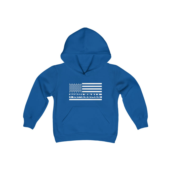 Pickleball Flag Transparent Youth Hoodie - Great Pickleball Stuff