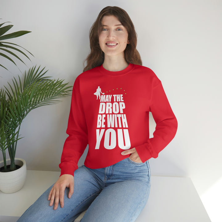 May the Drop Be With You Unisex Crewneck Sweatshirt - Great Pickleball Stuff