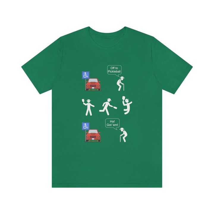 Got'em! (Old Man) Unisex T-Shirt - Great Pickleball Stuff