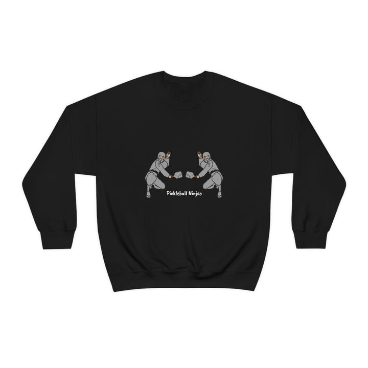 Pickleball Ninjas-Men's Doubles Unisex Crewneck Sweatshirt - Great Pickleball Stuff