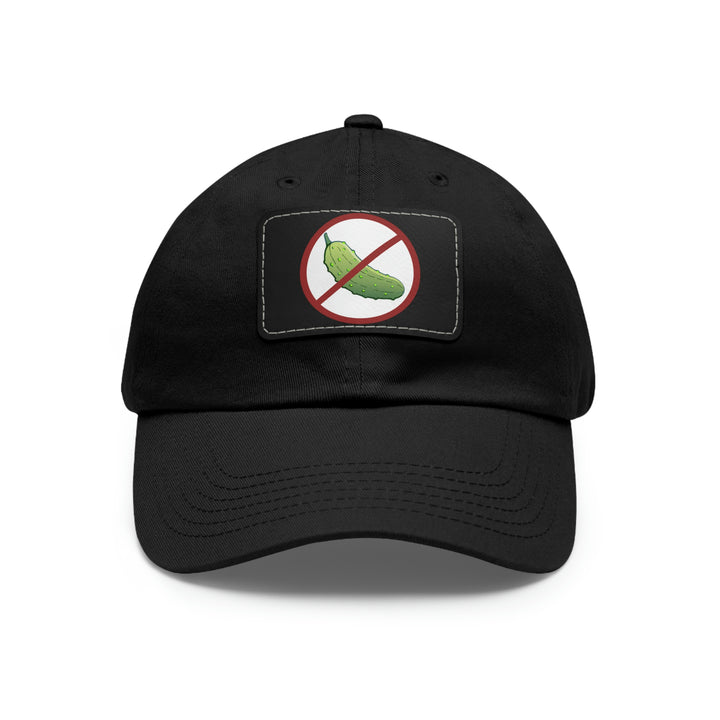 No Pickle! Pickleball Cap with Leather Patch - Great Pickleball Stuff