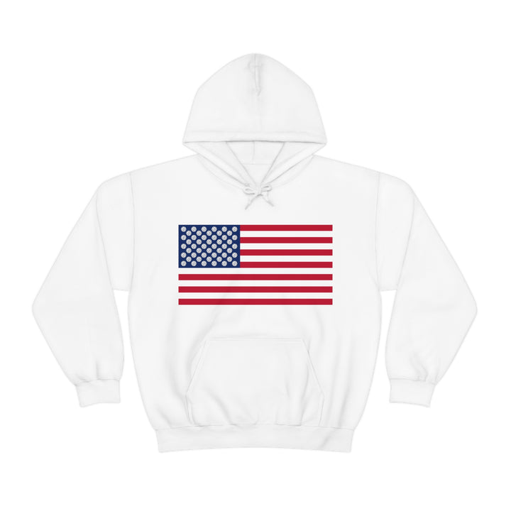 Pickleball Stars Flag Unisex Hoodie - Great Pickleball Stuff