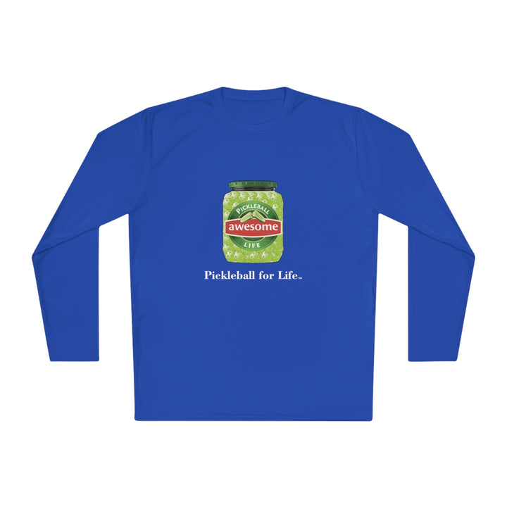 Awesome Pickles Unisex Moisture-Wicking Long Sleeve Tee - Great Pickleball Stuff