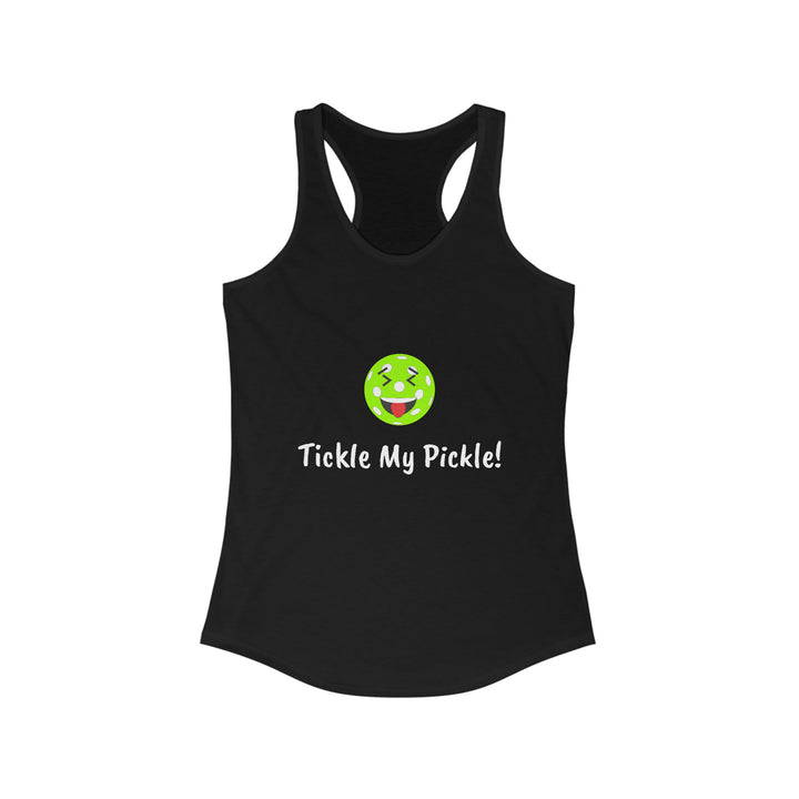 Tickle My Pickle Women's Racerback Tank - Great Pickleball Stuff