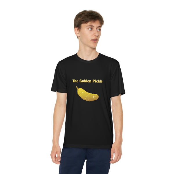 The Golden Pickle Youth Moisture-Wicking T-Shirt - Great Pickleball Stuff