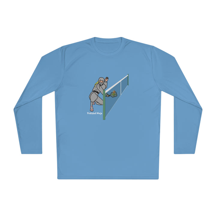 Pickleball Ninja Dinking-Female Unisex Moisture-Wicking Long Sleeve Tee - Great Pickleball Stuff