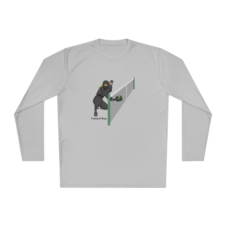 Pickleball Ninja Dinking-Female Unisex Moisture-Wicking Long Sleeve Tee - Great Pickleball Stuff