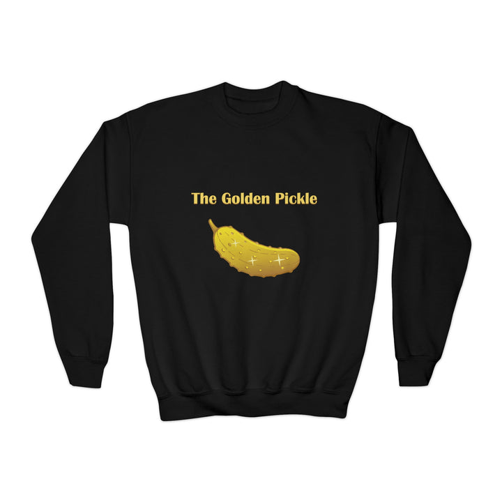 The Golden Pickle Youth Crewneck Sweatshirt - Great Pickleball Stuff