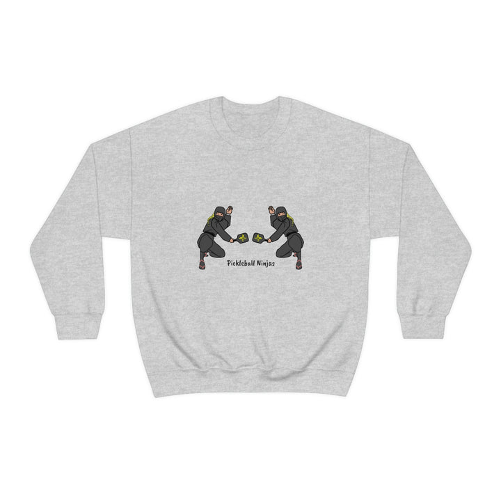 Pickleball Ninjas-Women's Doubles Unisex Crewneck Sweatshirt - Great Pickleball Stuff