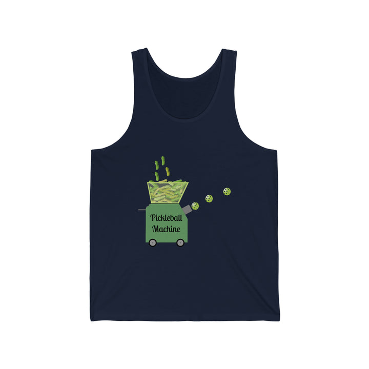 The Pickleball Machine Unisex Cotton Tank - Great Pickleball Stuff