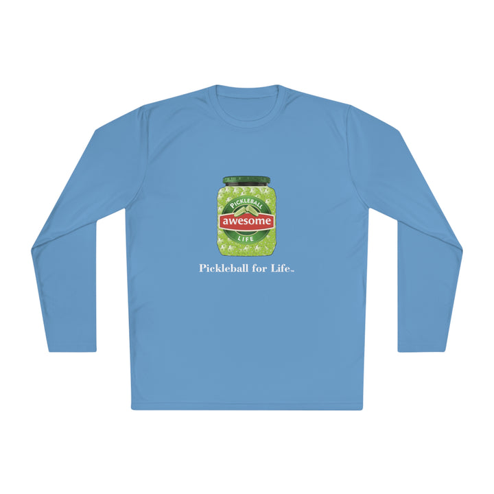 Awesome Pickles Unisex Moisture-Wicking Long Sleeve Tee - Great Pickleball Stuff