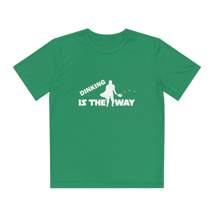 Dinking is the Way Youth Moisture-Wicking T-Shirt - Great Pickleball Stuff