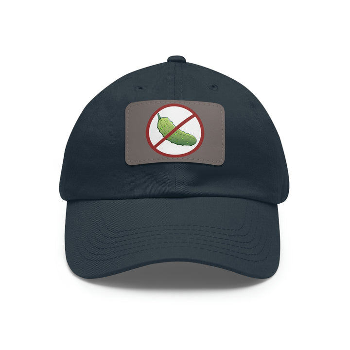 No Pickle! Pickleball Cap with Leather Patch - Great Pickleball Stuff