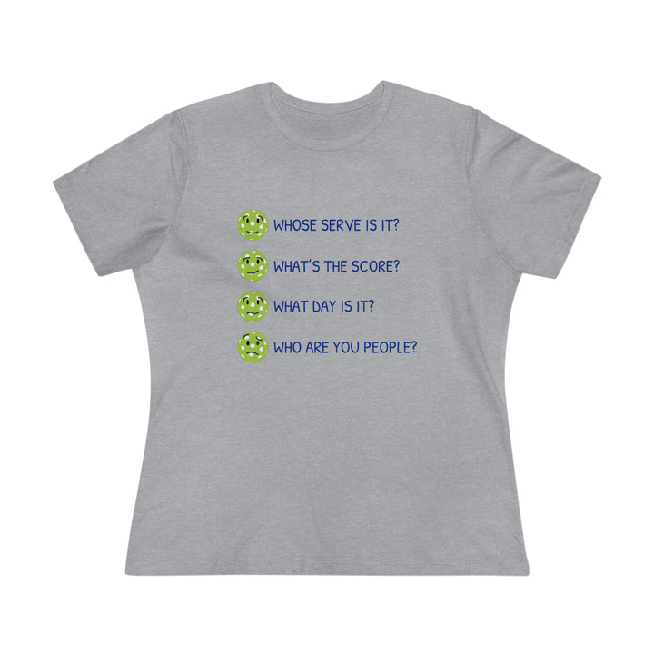 Who Are You People? Women's Relaxed-Fit T-shirt - Great Pickleball Stuff