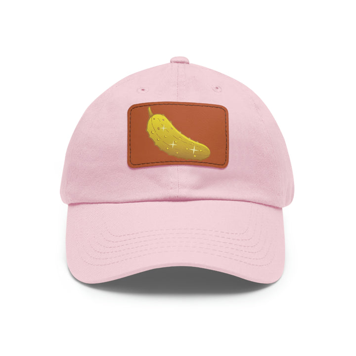 The Golden Pickle Pickleball Cap with Leather Patch - Great Pickleball Stuff