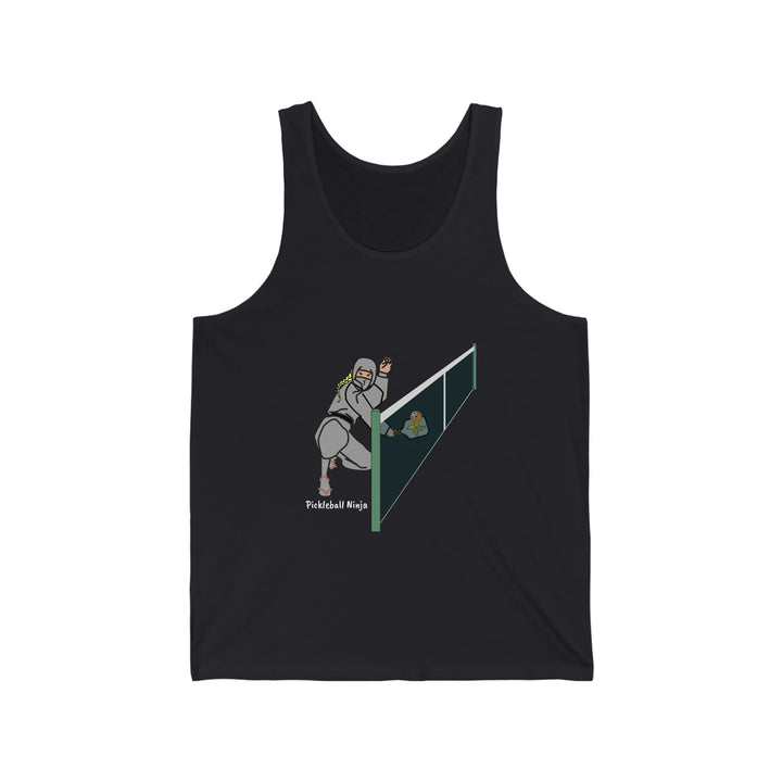 Pickleball Ninja Dinking-Female Unisex Cotton Tank - Great Pickleball Stuff