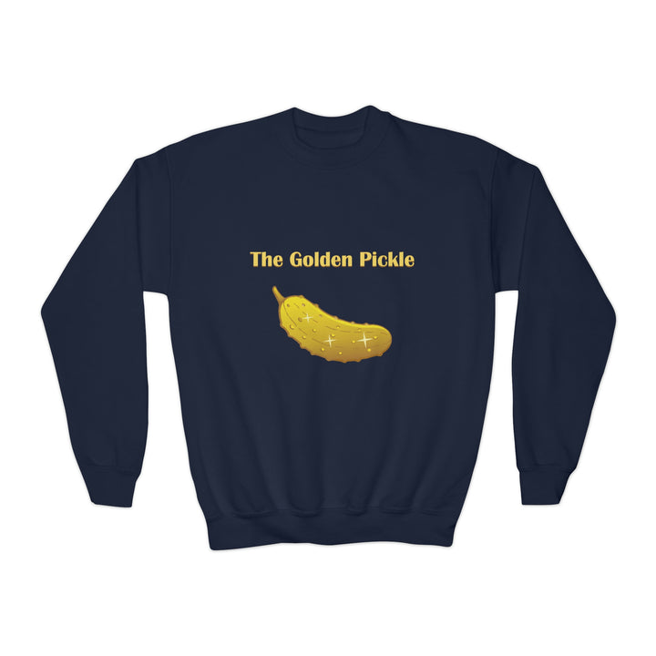 The Golden Pickle Youth Crewneck Sweatshirt - Great Pickleball Stuff