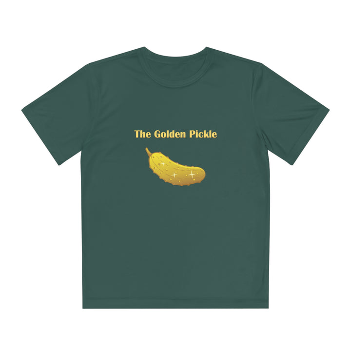 The Golden Pickle Youth Moisture-Wicking T-Shirt - Great Pickleball Stuff