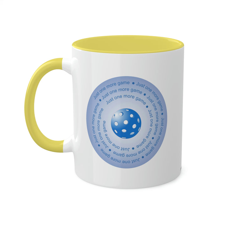 Just One More Game-Blue Coffee Mug - Great Pickleball Stuff