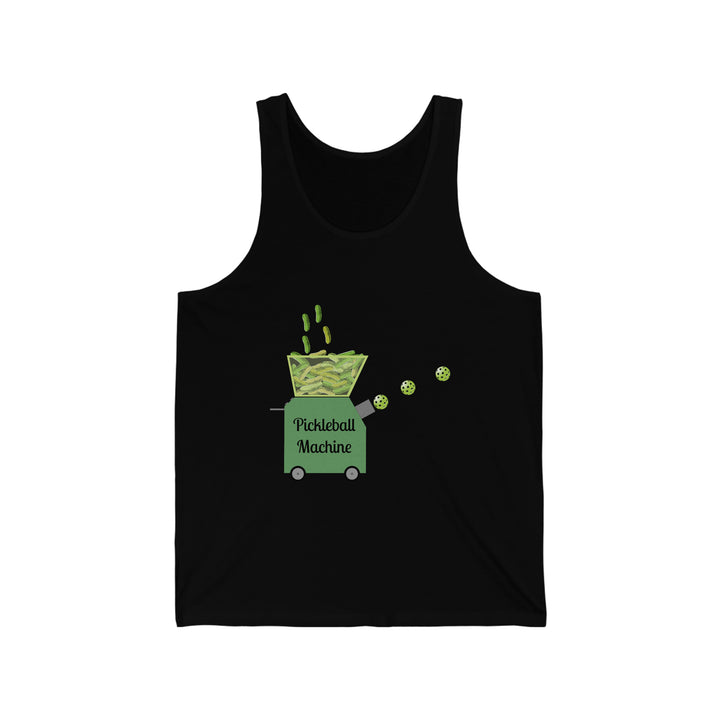 The Pickleball Machine Unisex Cotton Tank - Great Pickleball Stuff