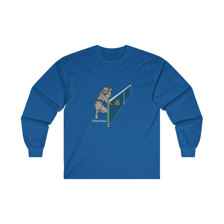 Pickleball Ninja Dinking-Female Ultra Cotton Long Sleeve Tee - Great Pickleball Stuff