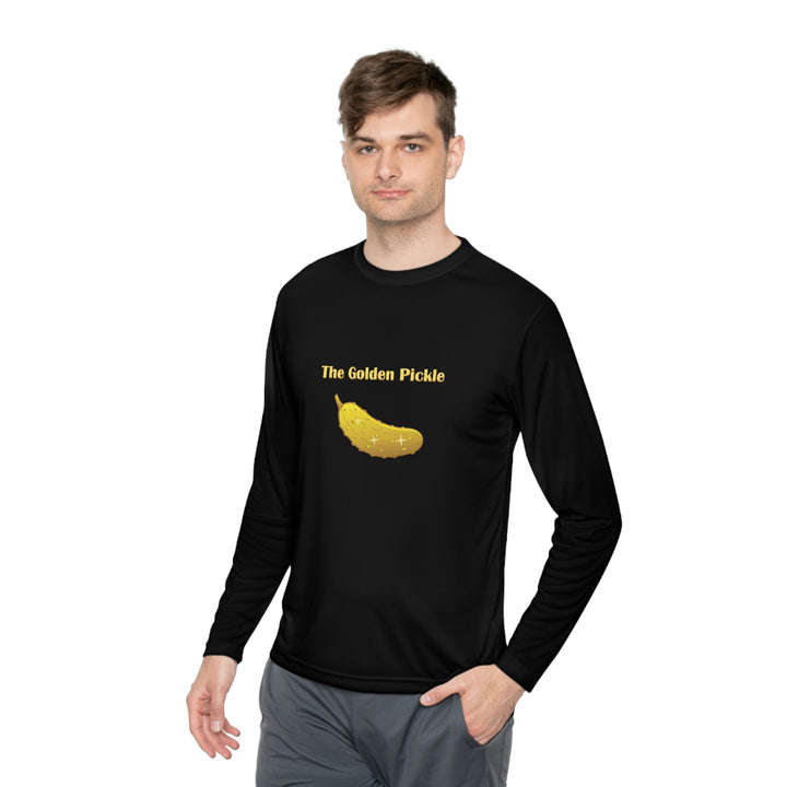 The Golden Pickle Unisex Moisture-Wicking Long Sleeve Tee - Great Pickleball Stuff