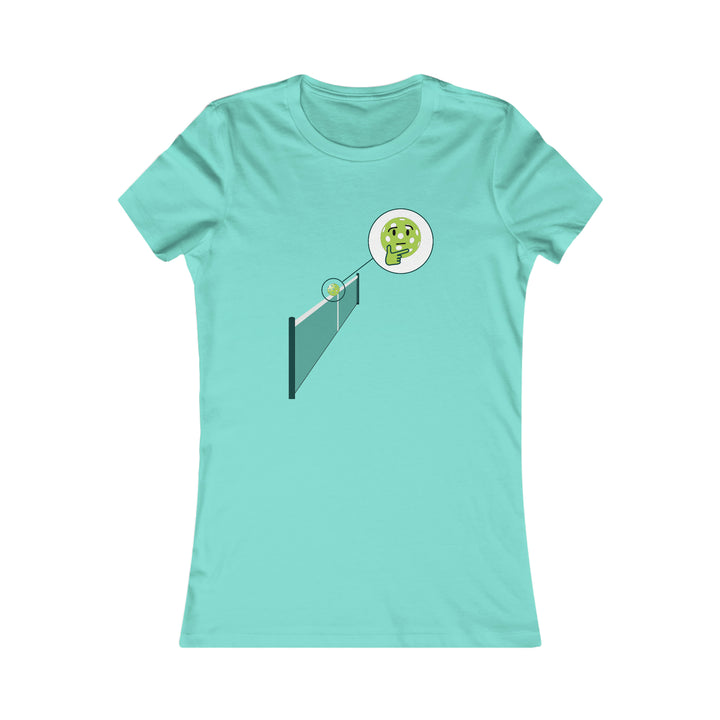 Pickleball Decision Women's Slim-Fit Premium Cotton T-Shirt - Great Pickleball Stuff