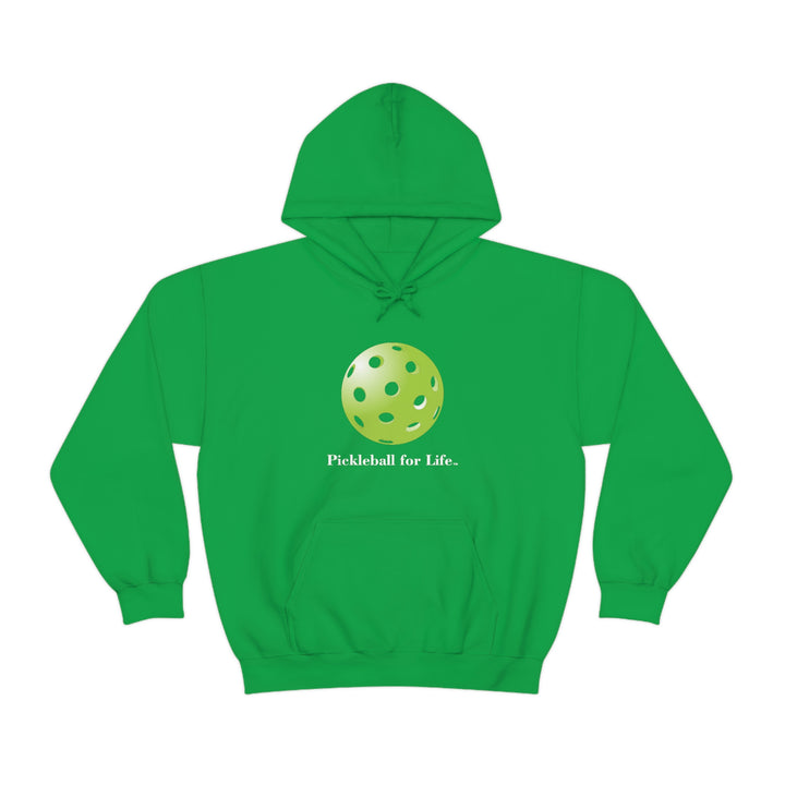 Pickleball for Life-Green Unisex Hoodie - Great Pickleball Stuff