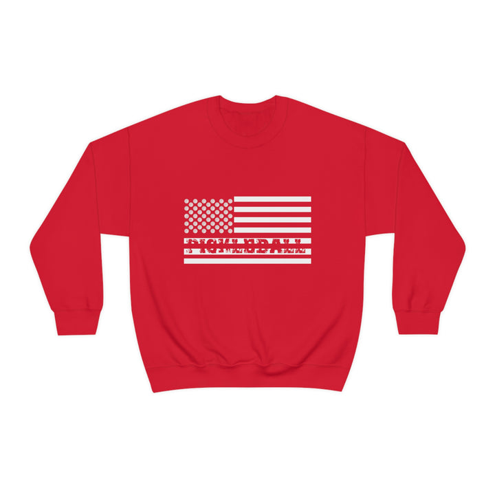 Pickleball Flag Transparent Unisex Crewneck Sweatshirt - Great Pickleball Stuff