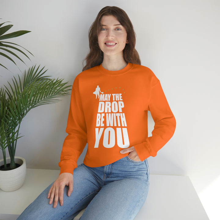 May the Drop Be With You Unisex Crewneck Sweatshirt - Great Pickleball Stuff