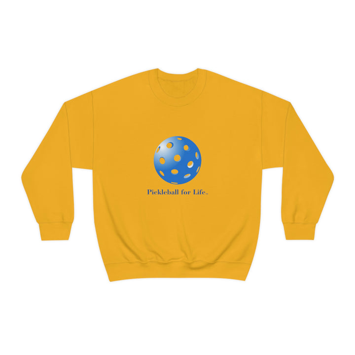 Pickleball for Life-Blue Unisex Crewneck Sweatshirt - Great Pickleball Stuff