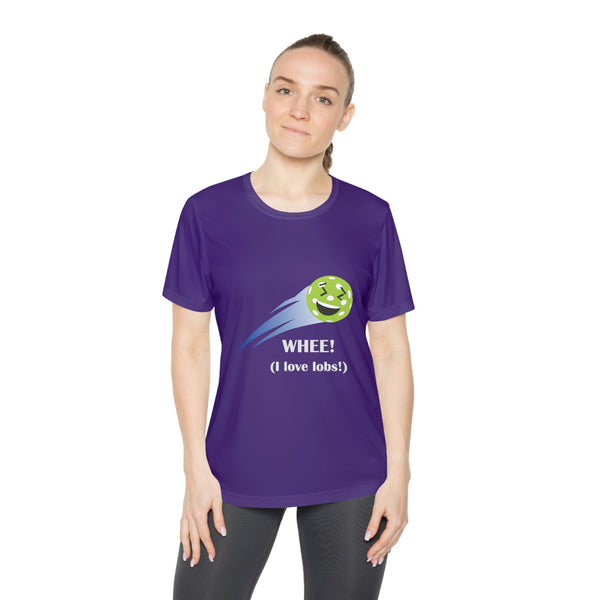 I Love Lobs! Women's Moisture-Wicking T-Shirt - Great Pickleball Stuff