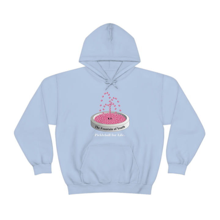 The Pickleball Fountain-Pink Unisex Hoodie - Great Pickleball Stuff