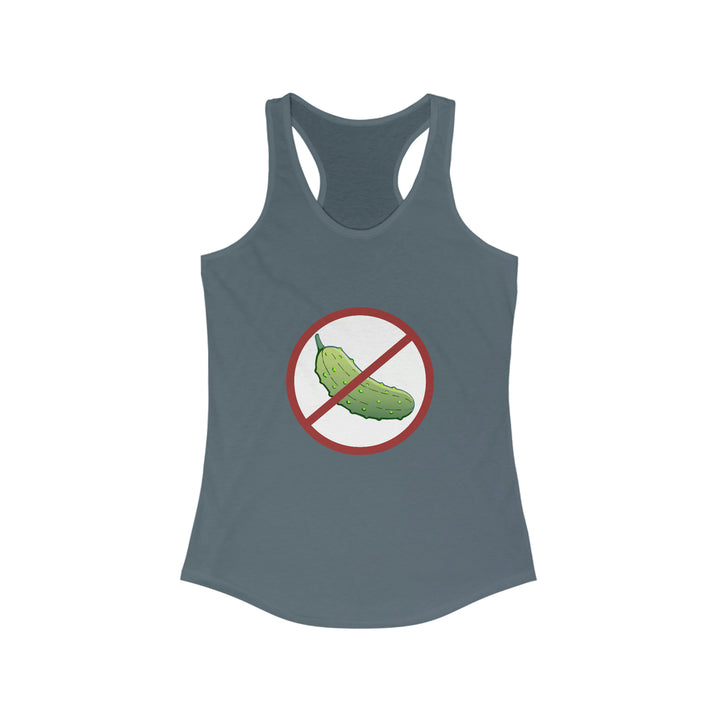 No Pickle! Women's Racerback Tank - Great Pickleball Stuff