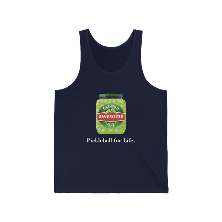 Awesome Pickles Unisex Cotton Tank - Great Pickleball Stuff