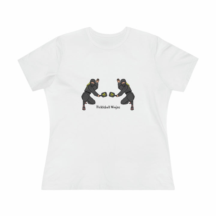 Pickleball Ninjas-Women's Doubles Women's Relaxed-Fit T-shirt - Great Pickleball Stuff