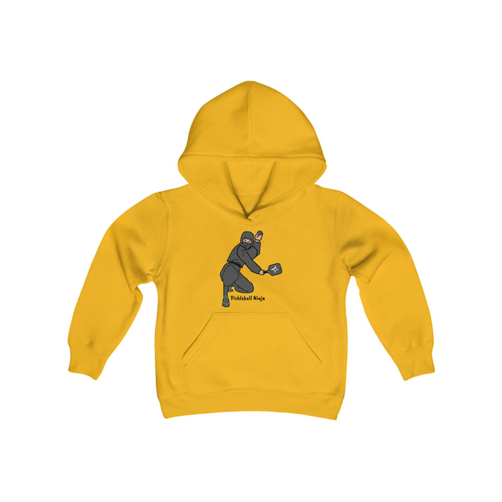 Pickleball Ninja-Male Youth Hoodie - Great Pickleball Stuff