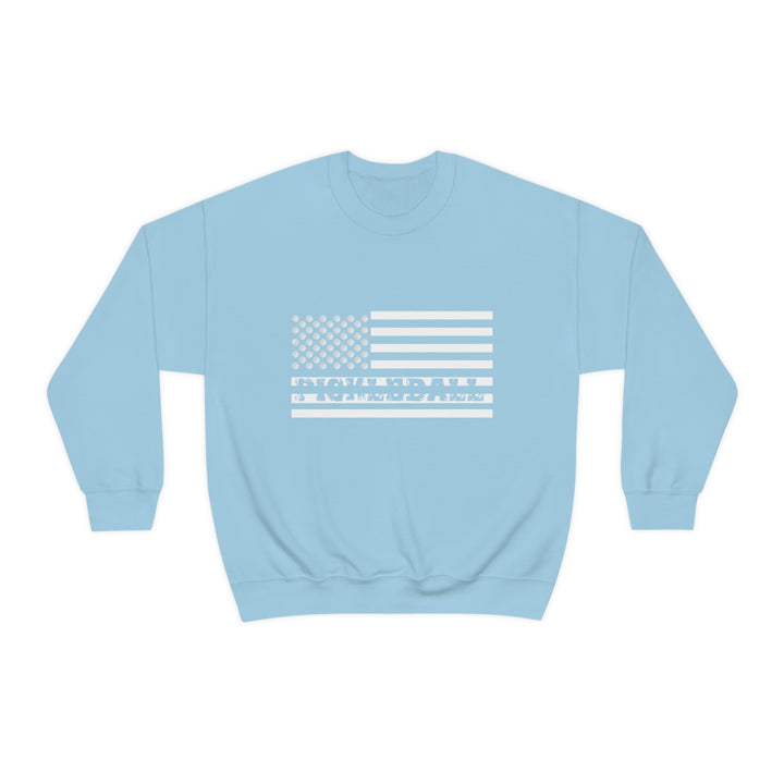 Pickleball Flag Transparent Unisex Crewneck Sweatshirt - Great Pickleball Stuff