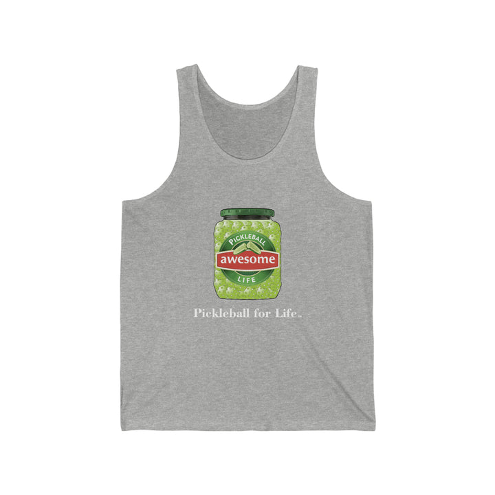 Awesome Pickles Unisex Cotton Tank - Great Pickleball Stuff