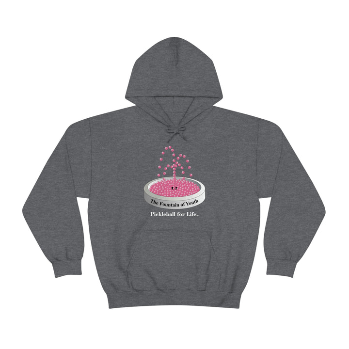 The Pickleball Fountain-Pink Unisex Hoodie - Great Pickleball Stuff