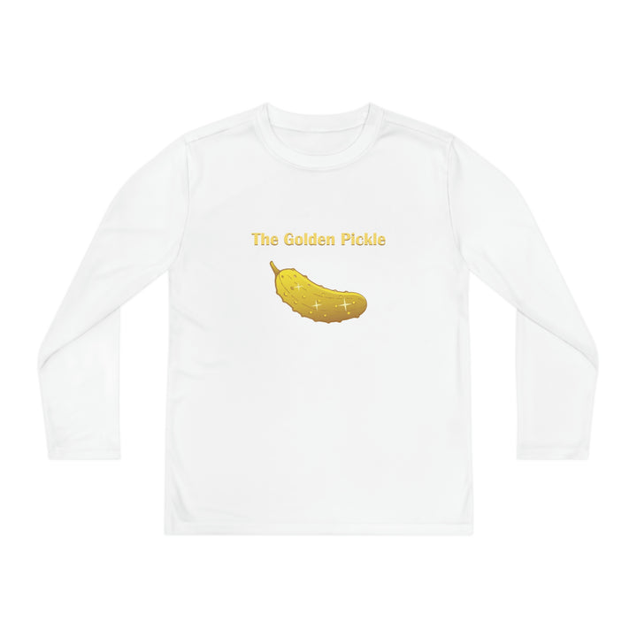 The Golden Pickle Youth Long Sleeve Moisture-Wicking T-Shirt - Great Pickleball Stuff