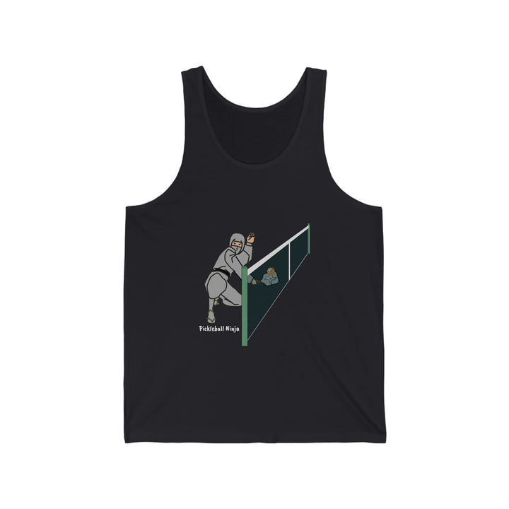 Pickleball Ninja Dinking-Male Unisex Cotton Tank - Great Pickleball Stuff