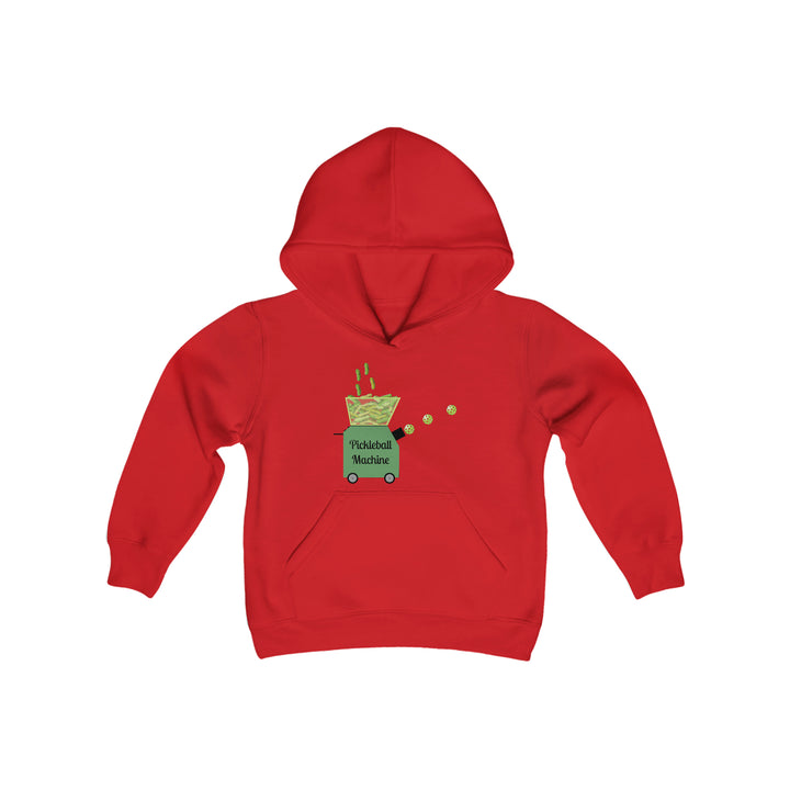 The Pickleball Machine Youth Hoodie - Great Pickleball Stuff