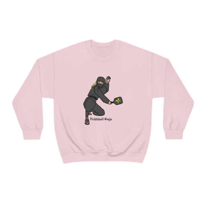 Pickleball Ninja-Female Unisex Crewneck Sweatshirt - Great Pickleball Stuff