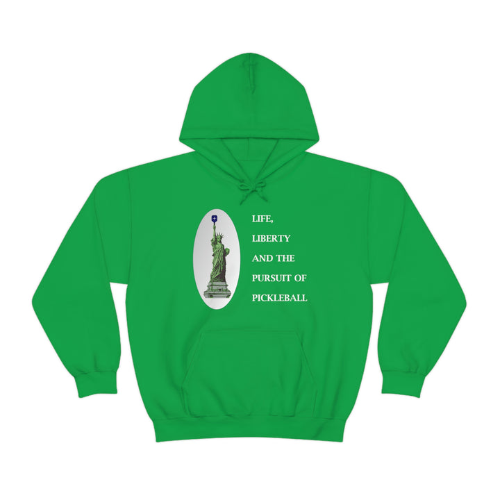 Life, Liberty & the Pursuit of Pickleball Unisex Hoodie - Great Pickleball Stuff