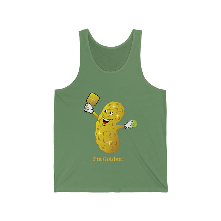 I'm Golden! Unisex Cotton Tank - Great Pickleball Stuff