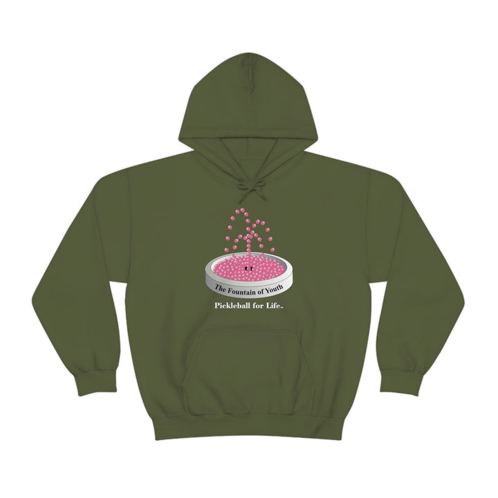 The Pickleball Fountain-Pink Unisex Hoodie - Great Pickleball Stuff