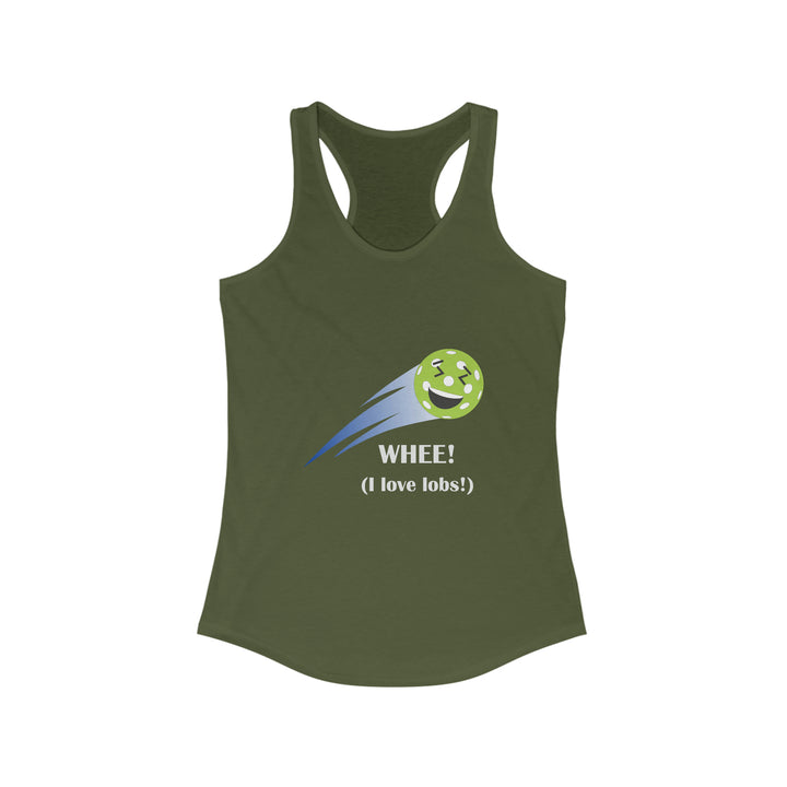 I Love Lobs! Women's Racerback Tank - Great Pickleball Stuff