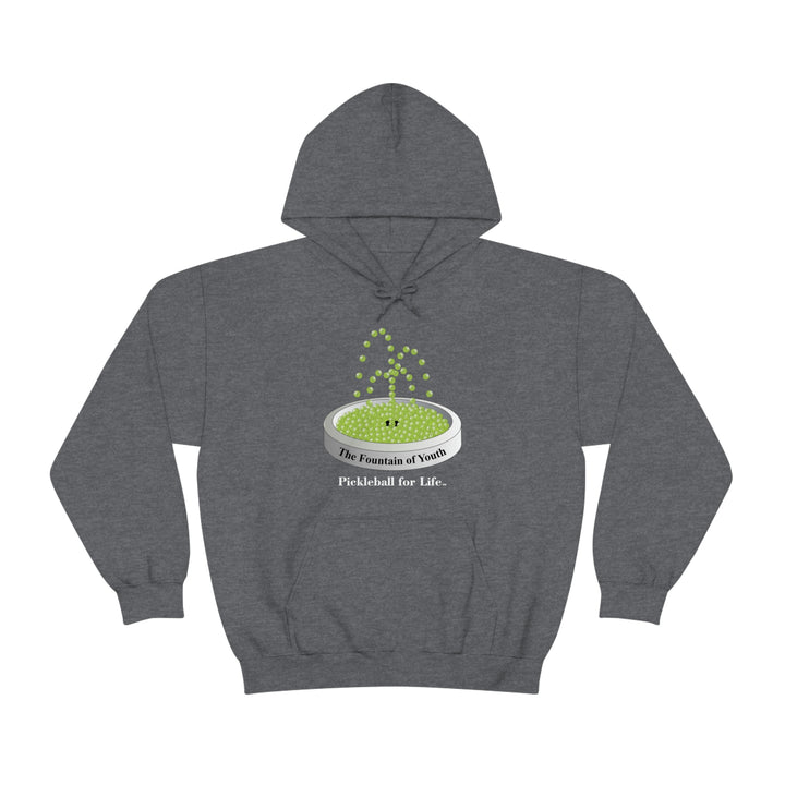 The Pickleball Fountain-Green Unisex Hoodie - Great Pickleball Stuff